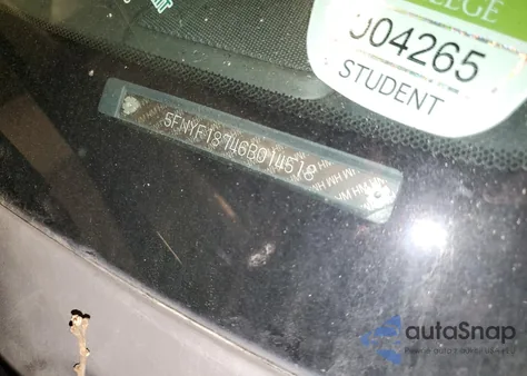 2006 Honda Pilot Ex из США, поврежденный, VIN 5FNYF18746B014518